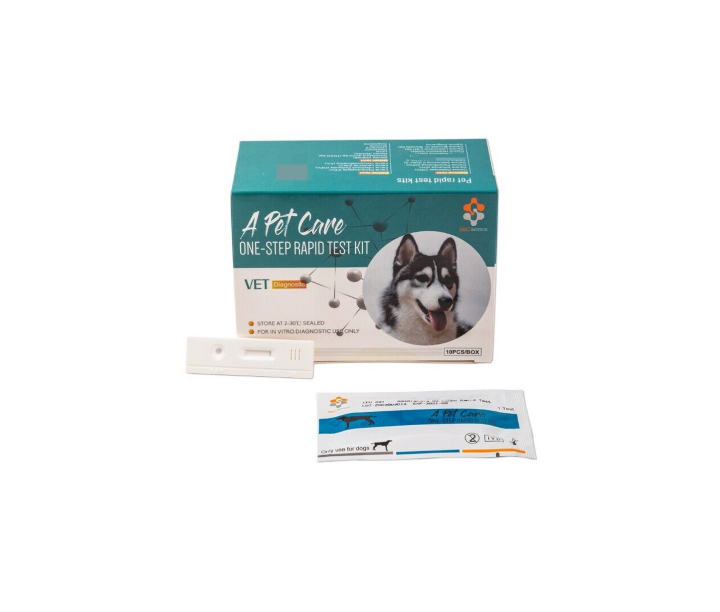 Canine Feline GIARDIA Ag Rapid Test Kit (2, 5, 10) Tests for Dogs & Cats